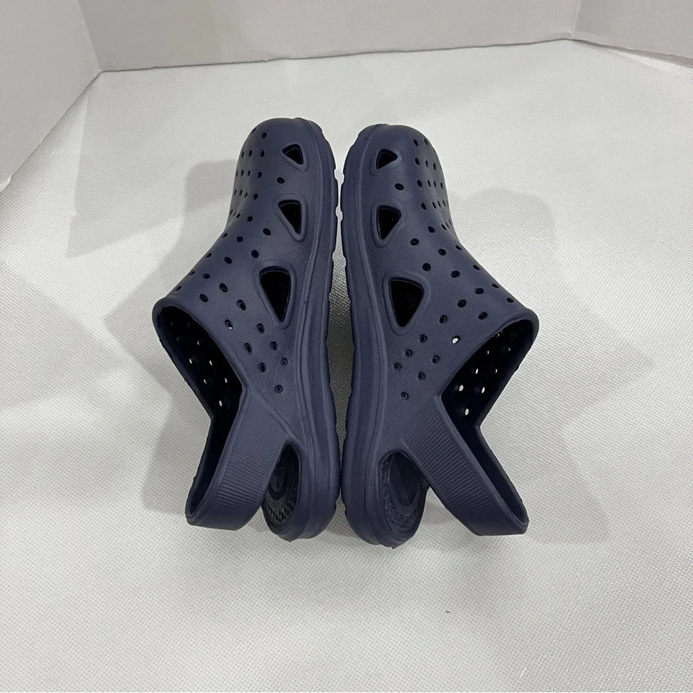 Totes Kids Solobounce Perforated Sandals Navy Blue Slip-On Clogs Kids Size 9-10